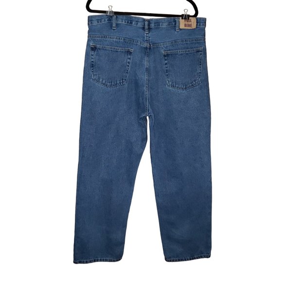 Full Blue Denim Bootcut Jean 38 x 30 EUC - Picture 2 of 3